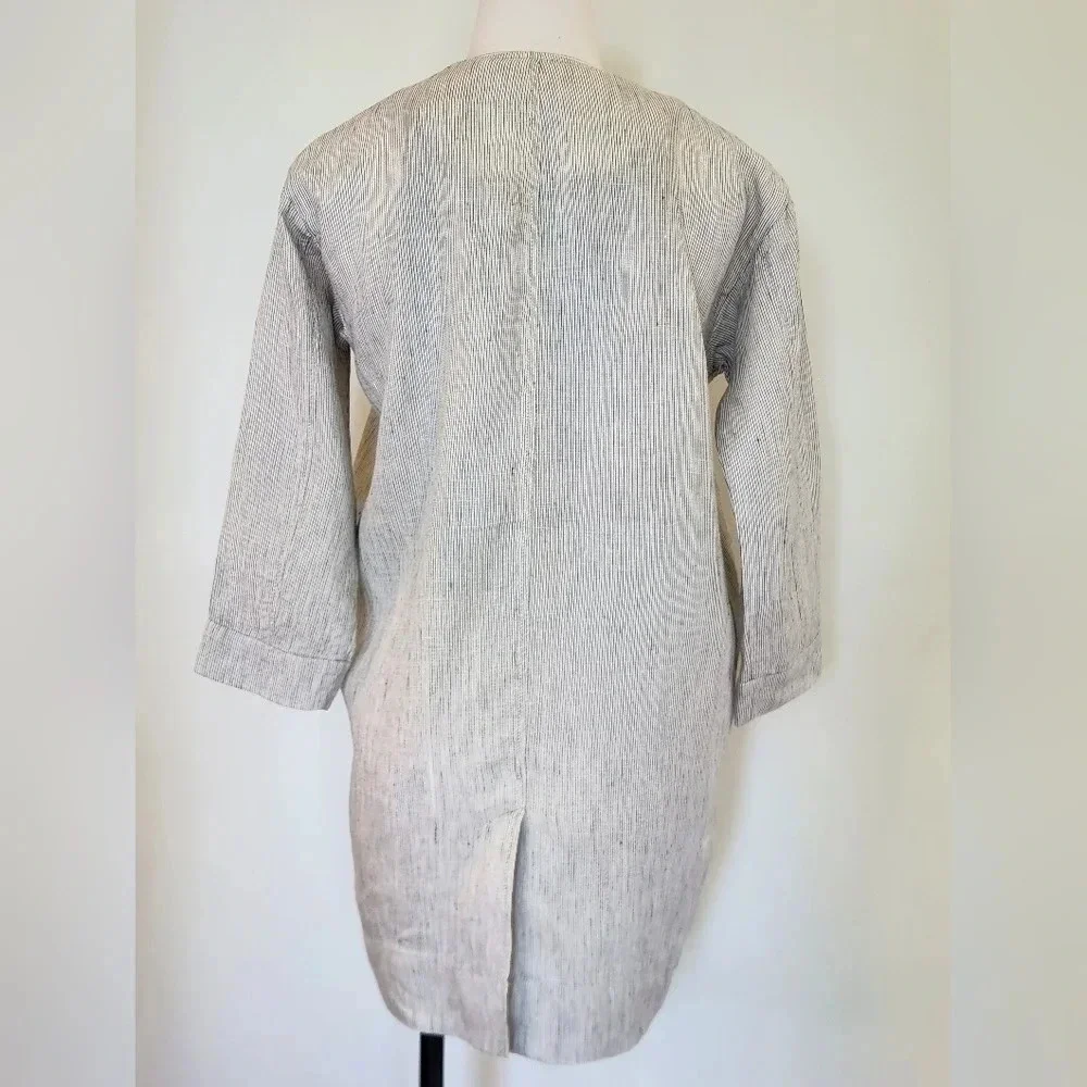 || EILEEN FISHER || linen jacket